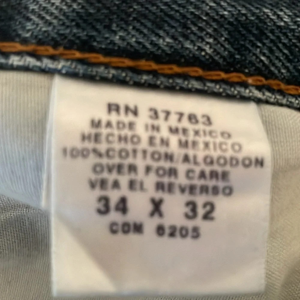 Men’s relaxed fit classic blue jeans - Picture 3 of 3